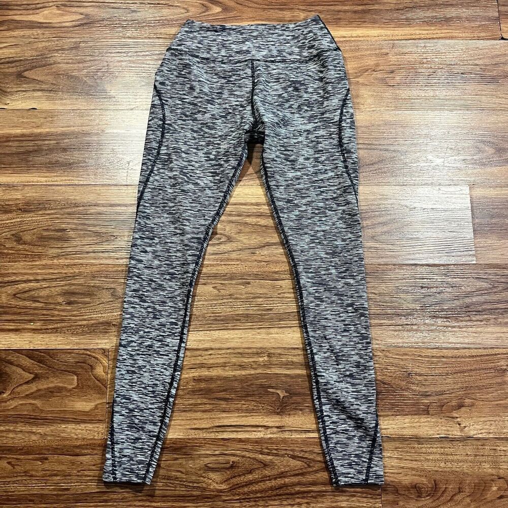 My Protein MP Womens Curve Leggings Gray Black Size Small